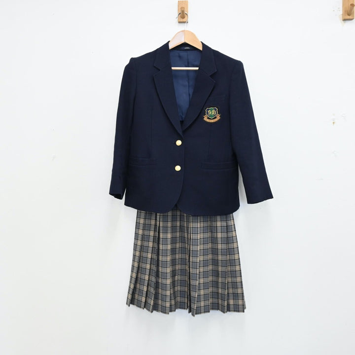 【中古制服】茨城県 茨城県立佐竹高等学校 女子制服 2点（ブレザー・スカート）sf012858【リサイクル学生服】 | 中古制服通販パレイド