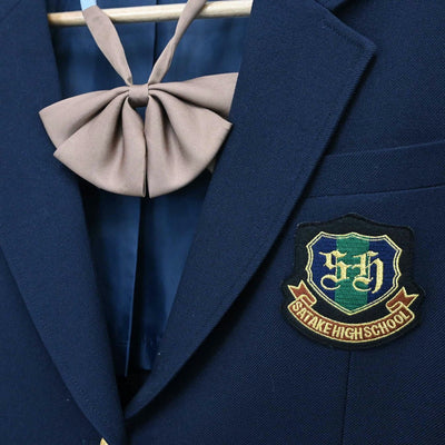 【中古】茨城県 茨城県立佐竹高等学校 女子制服 3点（ブレザー・スカート）sf012860