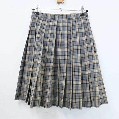 【中古】茨城県 茨城県立佐竹高等学校 女子制服 3点（ベスト・スカート・スカート）sf012862