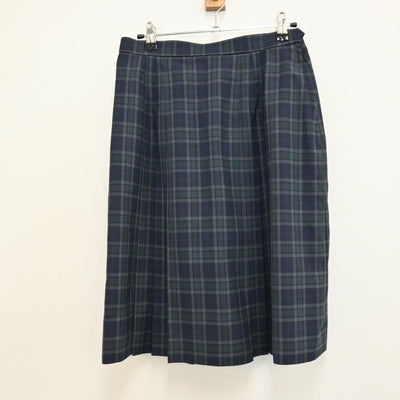 【中古】茨城県 茨城県立佐竹高等学校 女子制服 3点（ベスト・スカート・スカート）sf012862