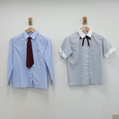 【中古】大阪府 履正社学園豊中中学校 女子制服 7点（シャツ・ニットベスト・スカート）sf012866