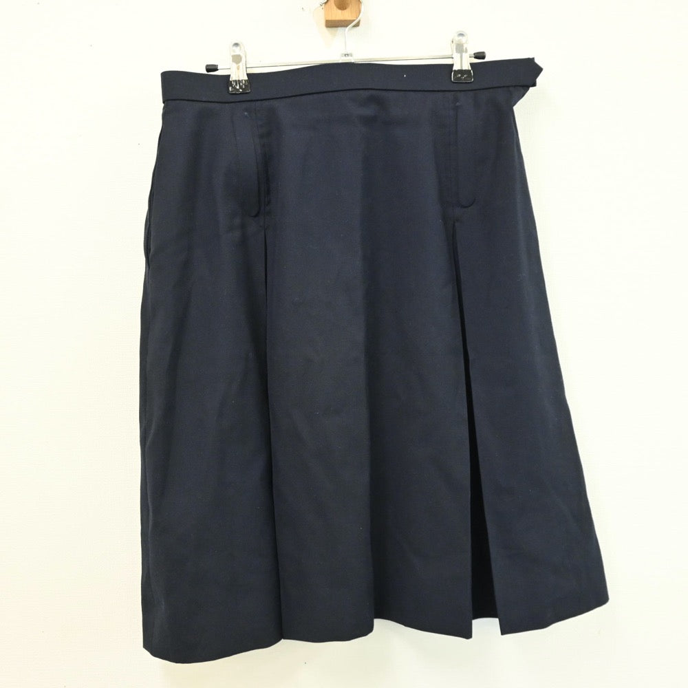 【中古】茨城県 茨城県立古河第一高等学校 女子制服 2点（ニットベスト・スカート）sf012872