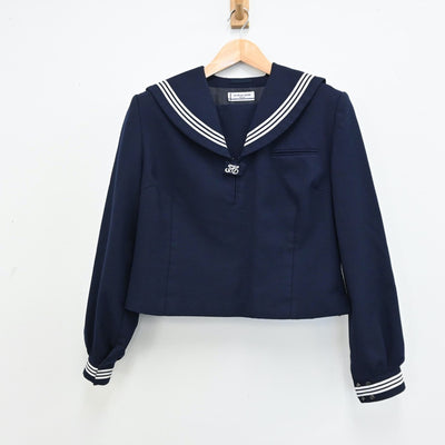 【中古】茨城県 古河市立古河第三中学校 女子制服 2点（セーラー服・スカート）sf012873