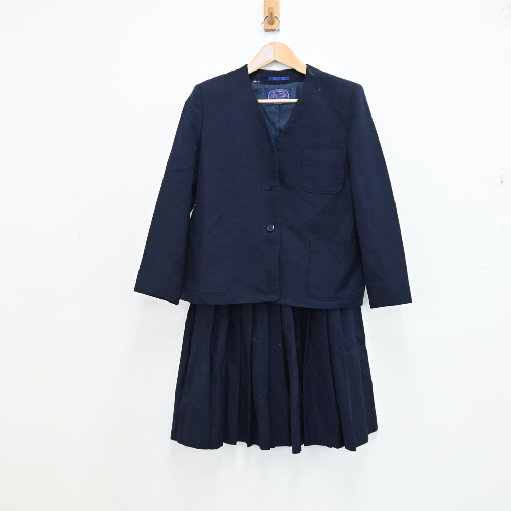 【中古】埼玉県 熊谷市立江南中学校 女子制服 2点（ブレザー・スカート）sf012887