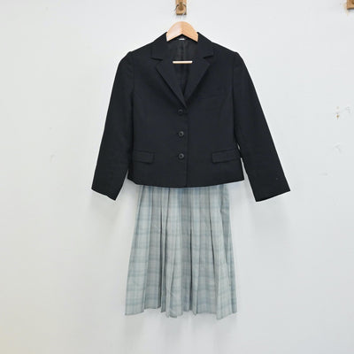 【中古】愛媛県 愛媛県立八幡浜高等学校 女子制服 3点（ブレザー・スカート・スカート）sf012891