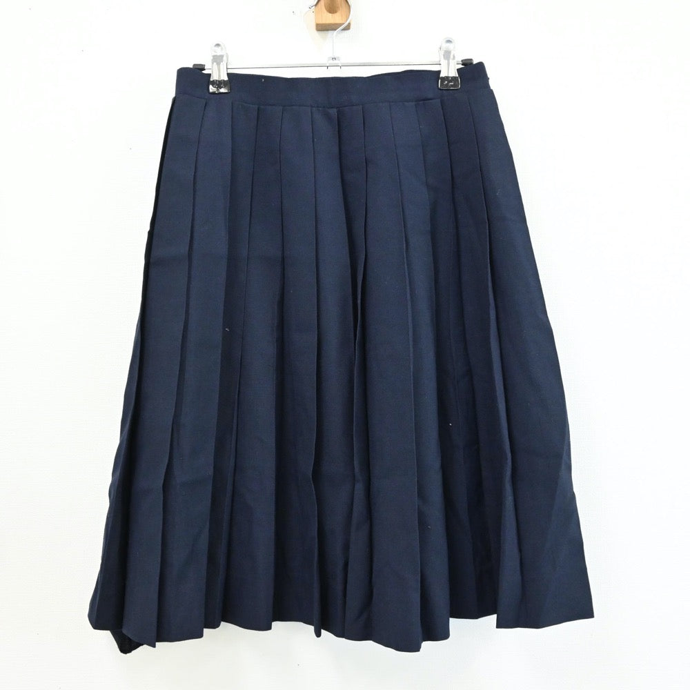 【中古】埼玉県 埼玉県久喜市立鷲宮東中学校 女子制服 2点（ベスト・スカート）sf012896