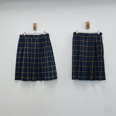 【中古】神奈川県 横浜市立鶴見中学校 女子制服 3点（ブレザー・スカート・スカート）sf012898