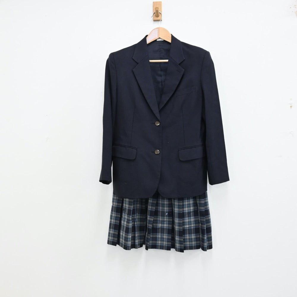 【中古】神奈川県 神奈川県立白山高等学校 女子制服 3点（ブレザー・スカート）sf012899