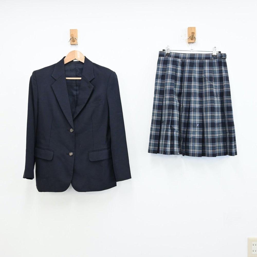 【中古】神奈川県 神奈川県立白山高等学校 女子制服 3点（ブレザー・スカート）sf012899