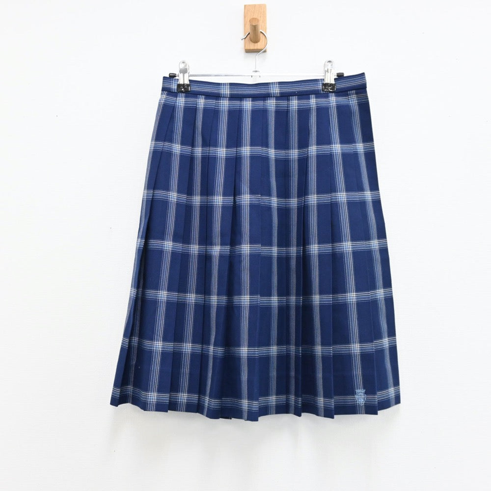 【中古】岡山県 清心中学校 女子制服 5点（ブレザー・ニット・シャツ・スカート）sf012905