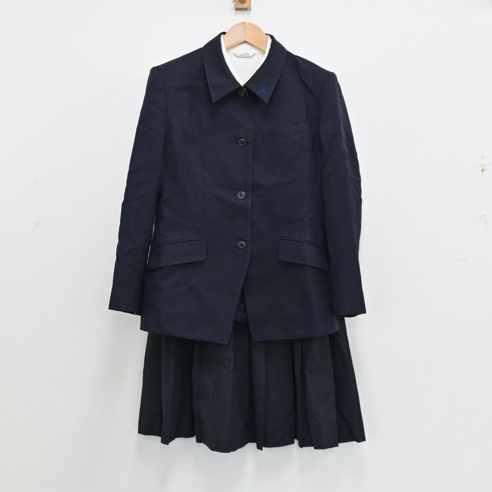 【中古】長崎県 長崎県立川棚高等学校 女子制服 3点（ブレザー・シャツ・スカート）sf012907