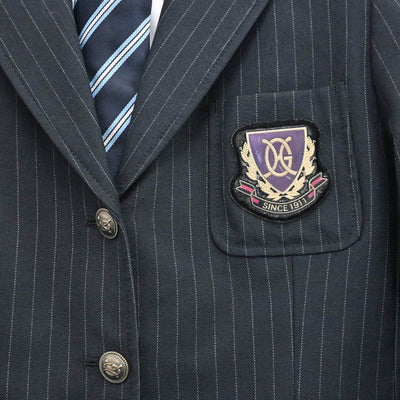 【中古】熊本県 九州学院高等学校 女子制服 4点（ブレザー・シャツ・スカート）sf012913