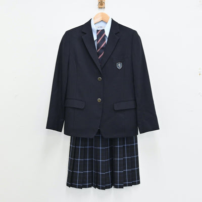 【中古】茨城県 茨城県立水戸葵陵高等学校 女子制服 4点（ブレザー・シャツ・スカート）sf012915