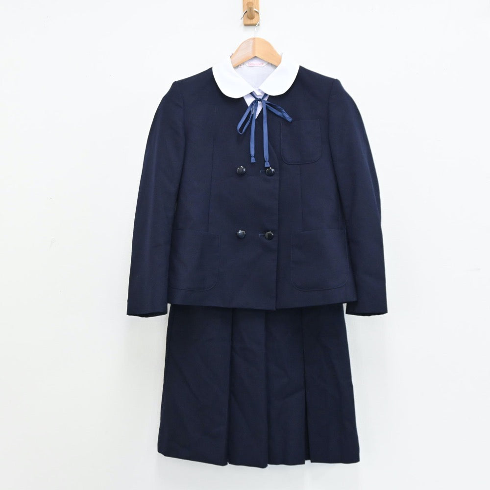 【中古】静岡県 静岡市立安東中学校 女子制服 3点（ブレザー・シャツ・スカート）sf012917