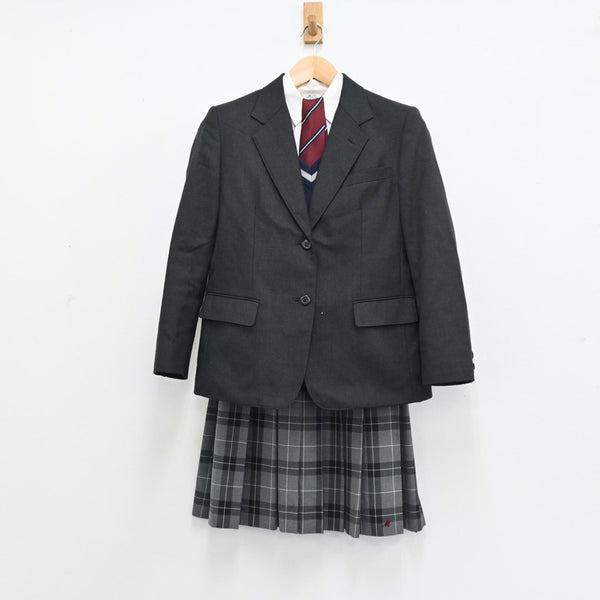 中古制服】京都府 京都府立桃山高等学校 女子制服 5点（ブレザー・ニット・シャツ・スカート）sf012932【リサイクル学生服】 | 中古制服 通販パレイド