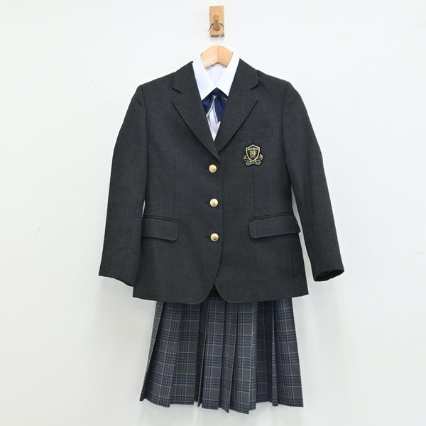 【中古制服】東京都 明治大学付属中野八王子中学高等学校 女子制服 