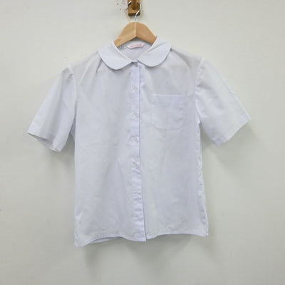 【中古】千葉県 船橋市立葛飾中学校 女子制服 2点（シャツ・ジャンパースカート）sf012951