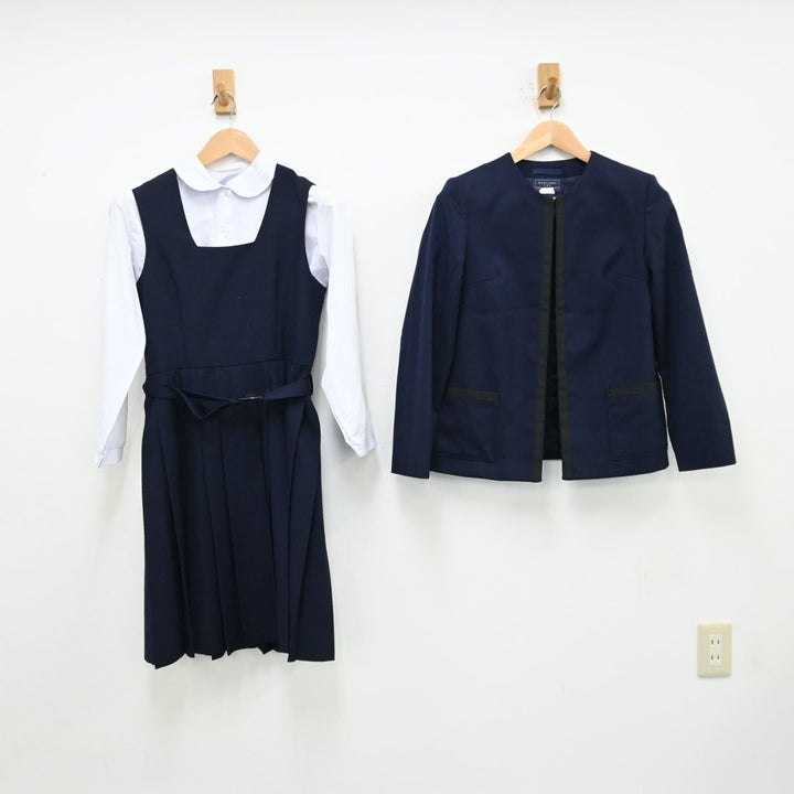 中古制服】千葉県 船橋市立葛飾中学校 女子制服 3点（ブレザー・シャツ・ジャンパースカート）sf012952【リサイクル学生服】 | 中古制服 通販パレイド