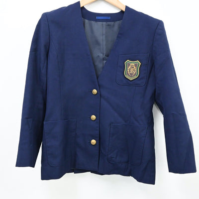 【中古】埼玉県 山村学園高等学校 女子制服 3点（ブレザー・ベスト・スカート）sf012962