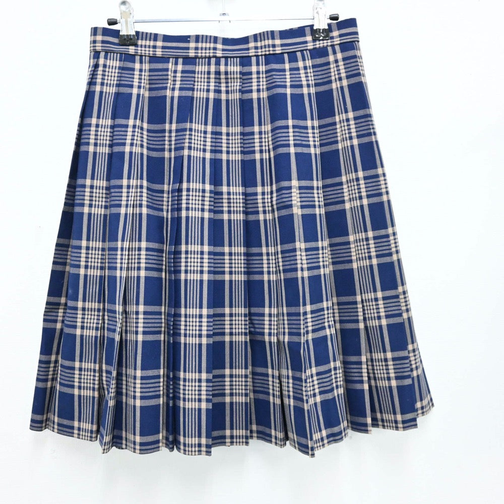 【中古】埼玉県 山村学園高等学校 女子制服 2点（ベスト・スカート）sf012963