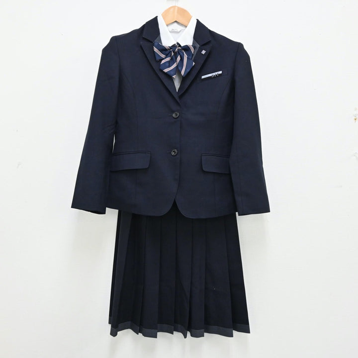 【中古制服】北海道 北海道札幌国際情報高等学校 女子制服 5点（ブレザー・シャツ・ニット・スカート）sf012967【リサイクル学生服】 | 中古制服 通販パレイド