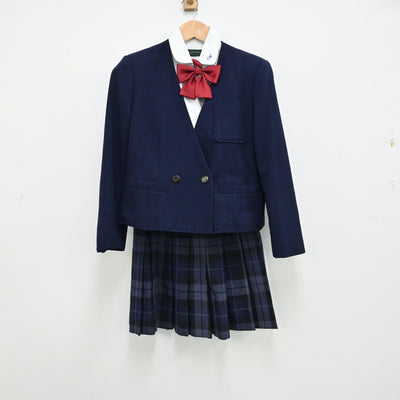 【中古】三重県 三重県立あけぼの高等学校 女子制服 4点（ブレザー・シャツ・スカート）sf012968