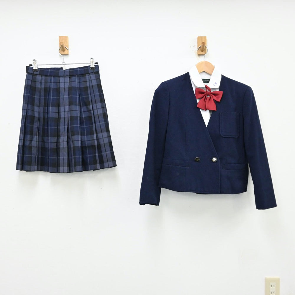 【中古】三重県 三重県立あけぼの高等学校 女子制服 4点（ブレザー・シャツ・スカート）sf012968