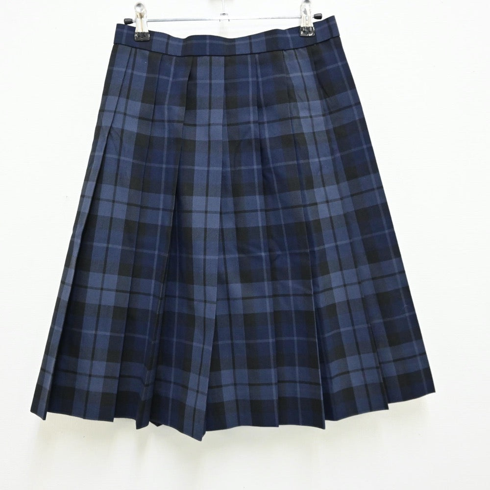 【中古】三重県 三重県立あけぼの高等学校 女子制服 2点（ベスト・スカート）sf012969