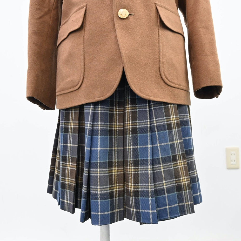 【中古】東京都 品川女子学院高等部 女子制服 3点（ブレザー・スカート）sf012989