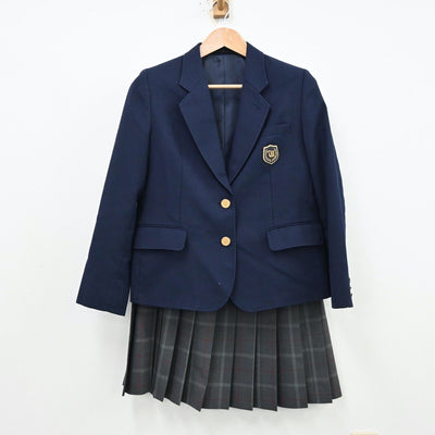 【中古】兵庫県 和田山高等高校 女子制服 4点（ブレザー・スカート）sf012995