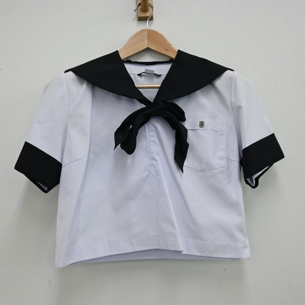 【中古】愛知県 国府高等学校 女子制服 3点（セーラー服・スカート）sf013000