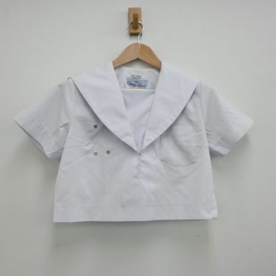 【中古】愛知県 安城南中学校 女子制服 2点（セーラー服・スカート）sf013003