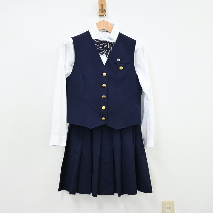 【中古制服】広島県 安田女子高等学校 女子制服 9点（ブレザー・シャツ・ベスト・スカート）sf013009【リサイクル学生服】 | 中古制服通販パレイド