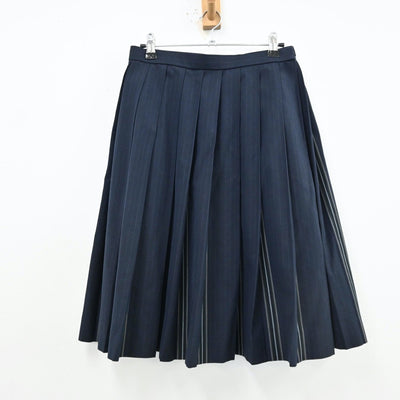 【中古】福岡県 中村学園女子中学校 女子制服 3点（セーラー服・スカート）sf013019