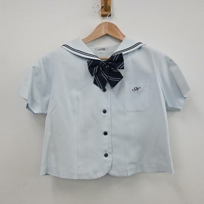 【中古】福岡県 中村学園女子中学校 女子制服 3点（セーラー服）sf013020