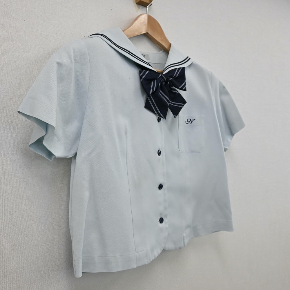 【中古】福岡県 中村学園女子中学校 女子制服 3点（セーラー服）sf013020