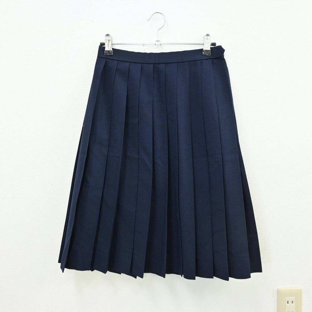 【中古】鳥取県 日吉津村中学校組合立箕蚊屋中学校 女子制服 2点（スカート・スカート）sf013033