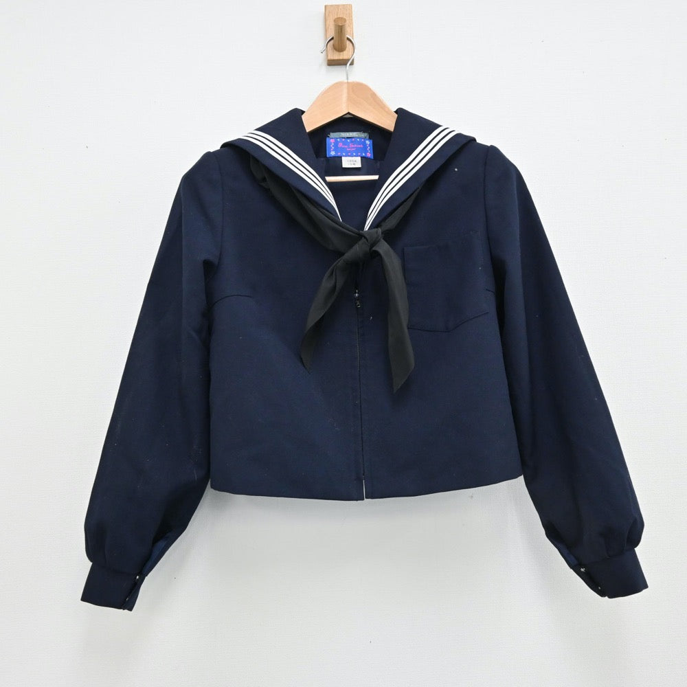 【中古】愛知県 桜山中学校 女子制服 3点（セーラー服・スカート）sf013047