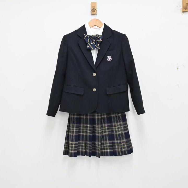 【中古】愛知県 愛知工業大学名電高等学校 女子制服 4点（ブレザー・シャツ・スカート）sf013051