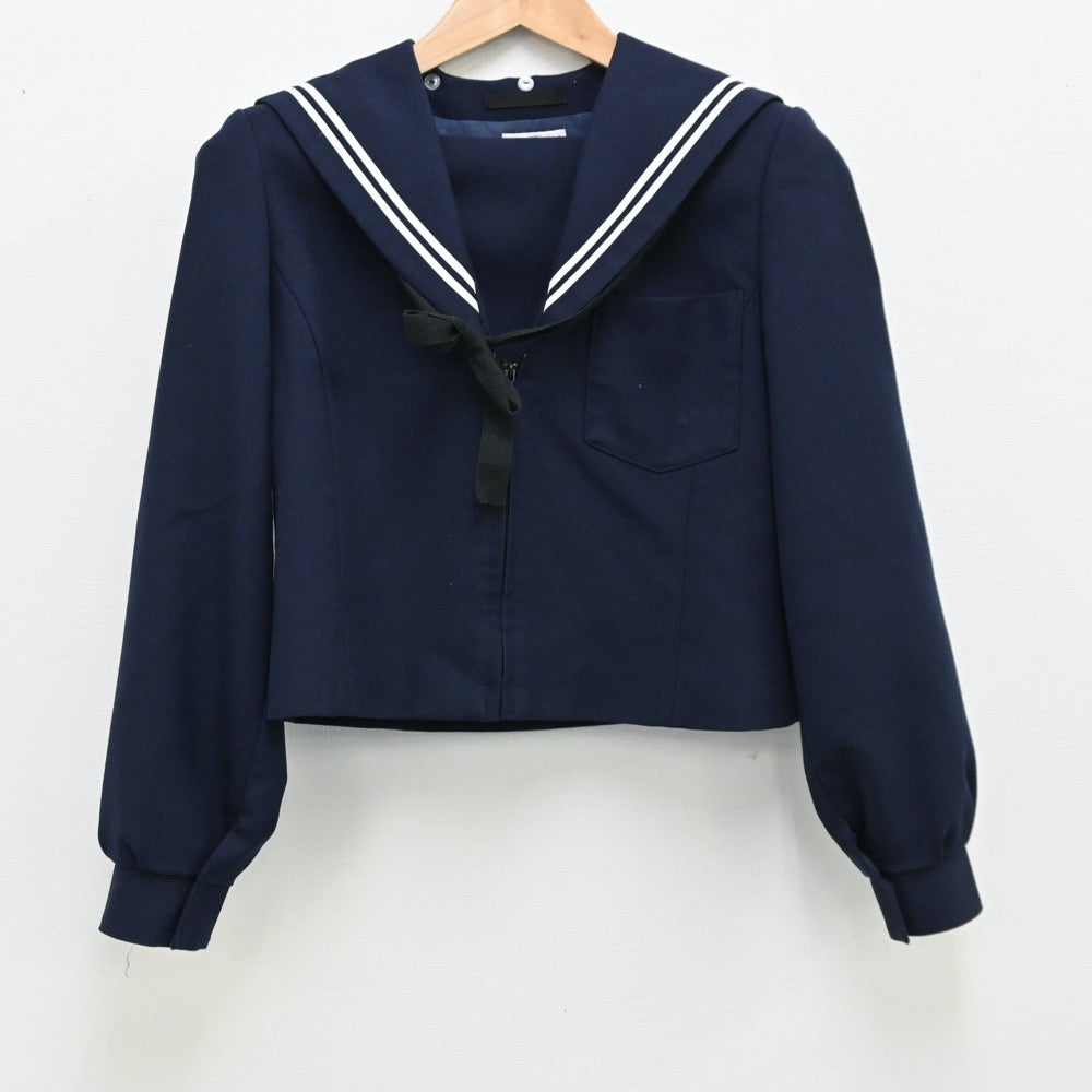 【中古】愛知県 大治町立大治中学校 女子制服 3点（セーラー服・スカート）sf013055