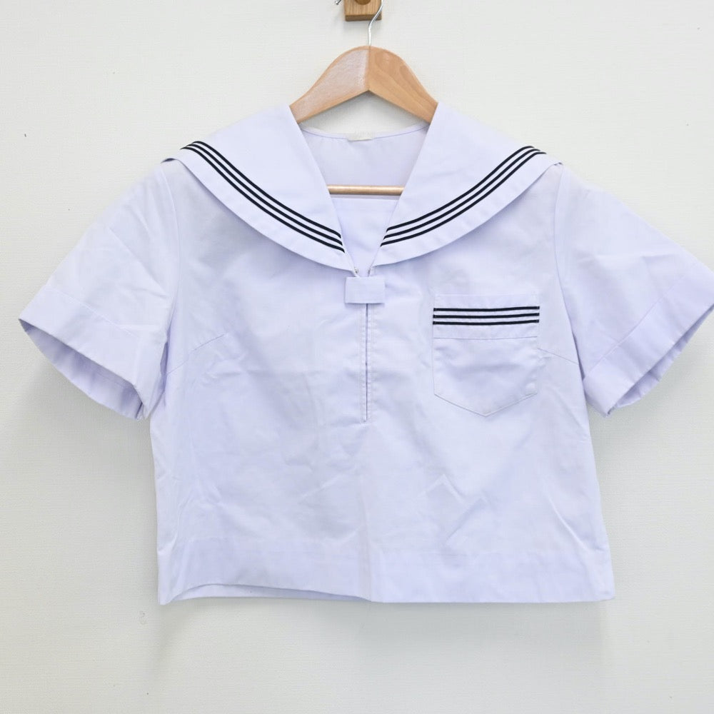 【中古】兵庫県 小野市立小野中学校 女子制服 2点（セーラー服）sf013069