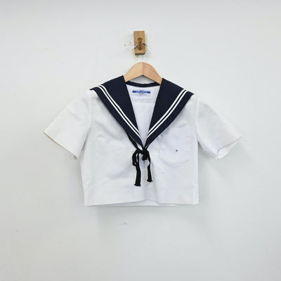 【中古】愛知県 三谷中学校 女子制服 3点（セーラー服・スカート）sf013072