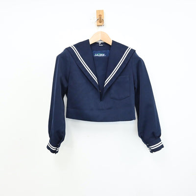 【中古】愛知県 三谷中学校 女子制服 3点（セーラー服・スカート・スカート）sf013073