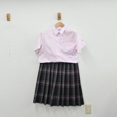 【中古】東京都 潤徳女子高等学校 女子制服 4点（シャツ・スカート）sf013083