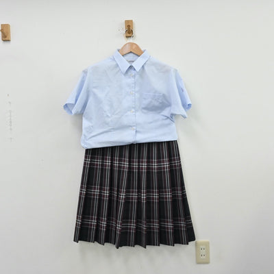 【中古】東京都 潤徳女子高等学校 女子制服 4点（シャツ・スカート）sf013083