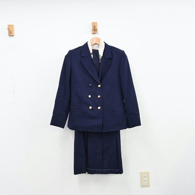 【中古】神奈川県 清泉女学院中学高等学校 女子制服 5点（ブレザー・シャツ・ジャンパースカート）sf013087