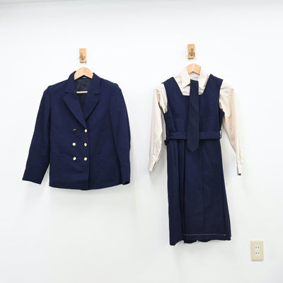 【中古】神奈川県 清泉女学院中学高等学校 女子制服 5点（ブレザー・シャツ・ジャンパースカート）sf013087