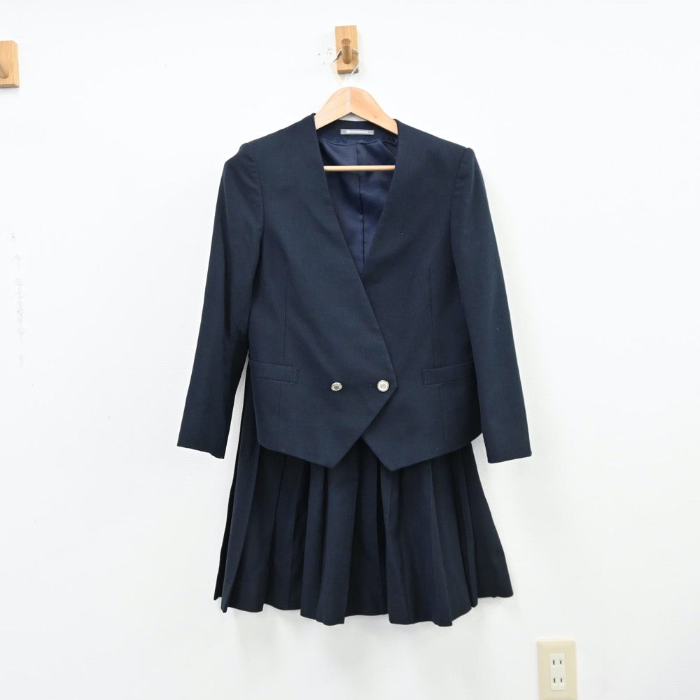 【中古】栃木県 宇都宮文星女子高等学校 女子制服 2点（ブレザー・スカート）sf013091