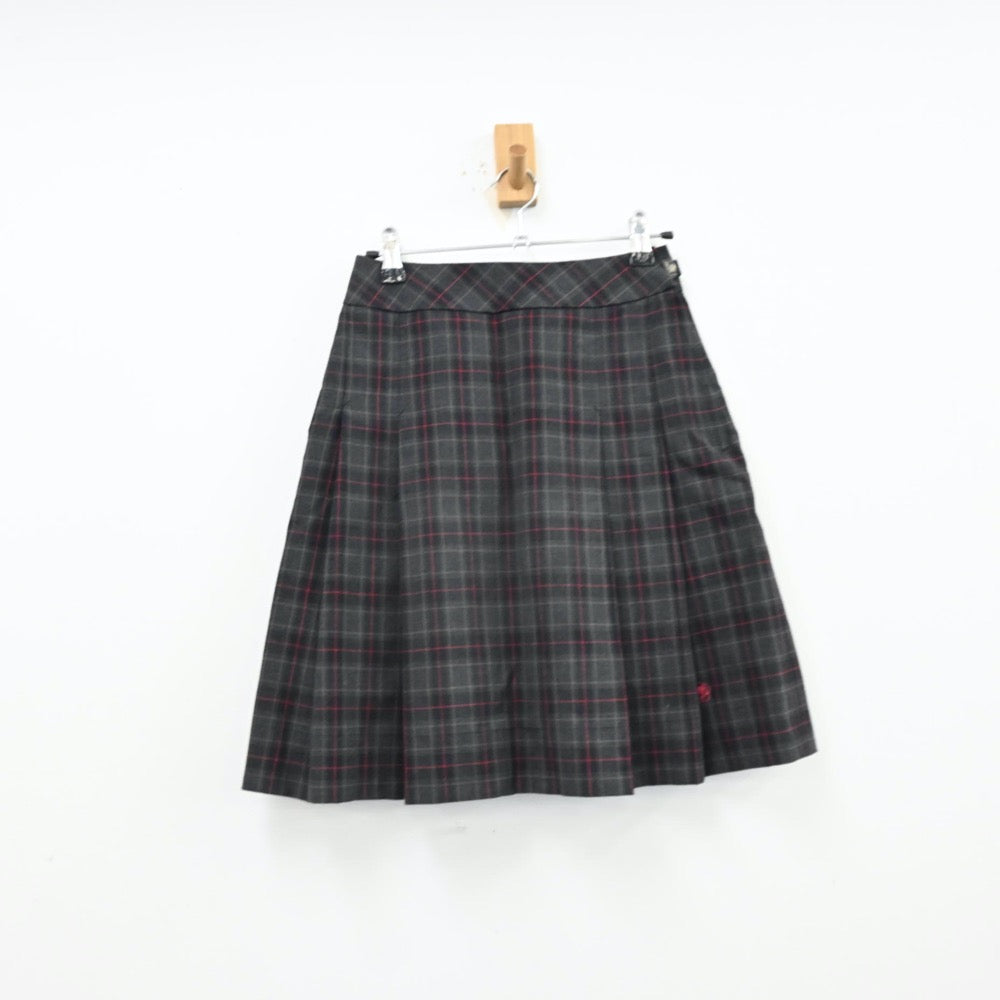 【中古】東京都 安田学園中学校 女子制服 2点（セーラー服・スカート）sf013096