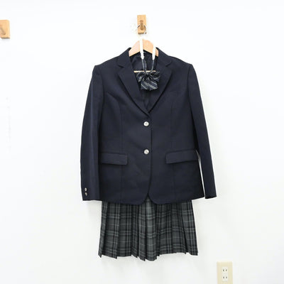 【中古】東京都 南大沢中学校 女子制服 5点（ブレザー・スカート・スカート）sf013099